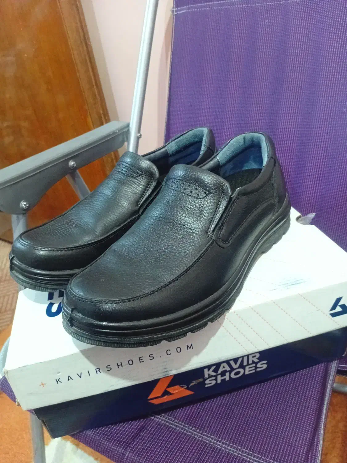 کفش چرم سایز 41 و 40|کیف، کفش، کمربند|دوگنبدان, |دیوار