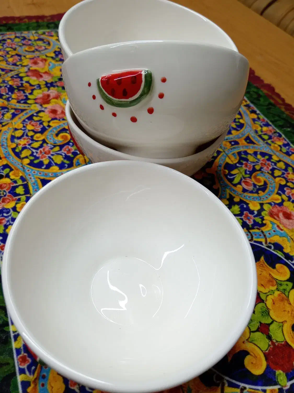 کاسه  لعابی دست ساز|ظروف سرو و پذیرایی|اصفهان, جلفا|دیوار