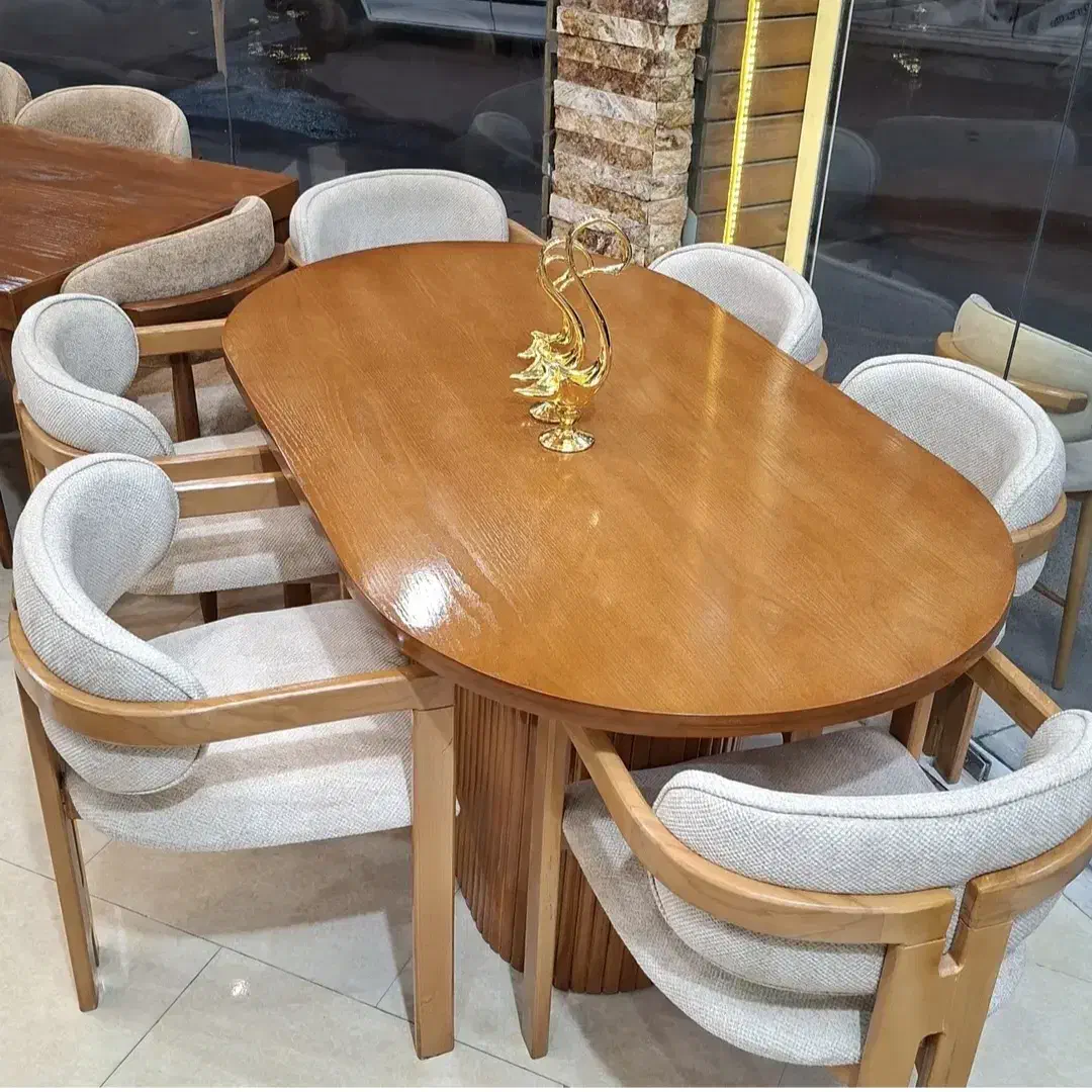 میزو صندلی غذاخوری مدل رستا صنایع چوبی معراج|میز و صندلی غذاخوری|کاشان, پشت شهربانی|دیوار