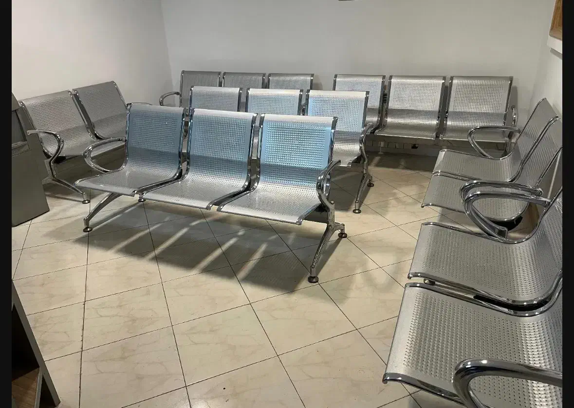 نیمکت فلزی انتظار|دفتر کار|رشت, گلسار|دیوار