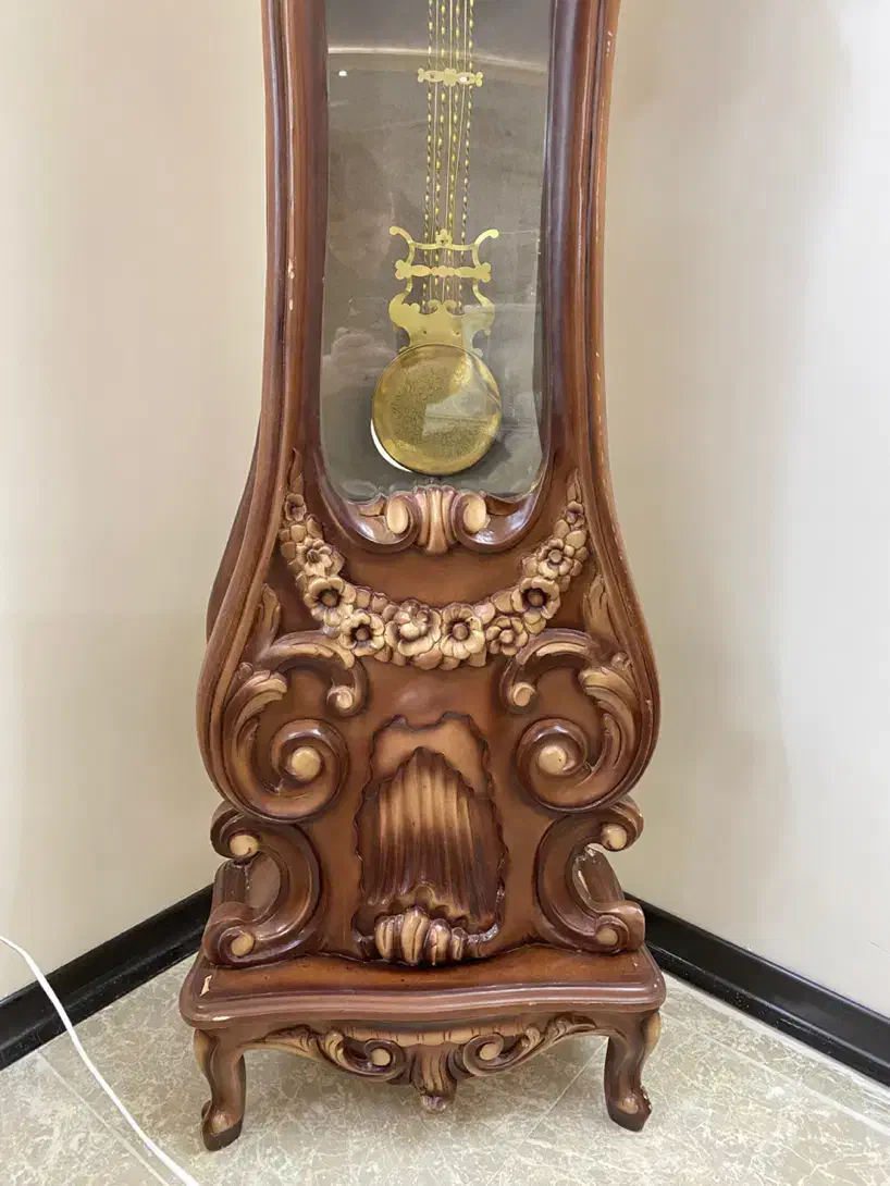 ساعت منبت کاری گردویی پاندولی|ساعت دیواری و تزئینی|قم, سراجه (۱۵ خرداد)|دیوار