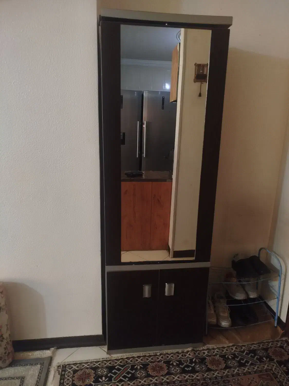 جا کفشی آینه ای|جاکفشی، کمد، دراور|شاهین‌شهر, شهرک گلدیس|دیوار