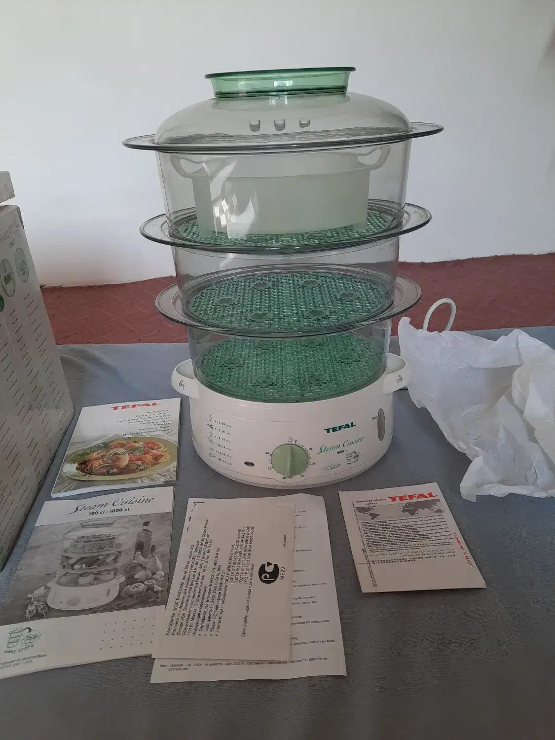 بخار پز سه طبقه تفال|اجاق گاز و لوازم برقی پختوپز|ارومیه, |دیوار