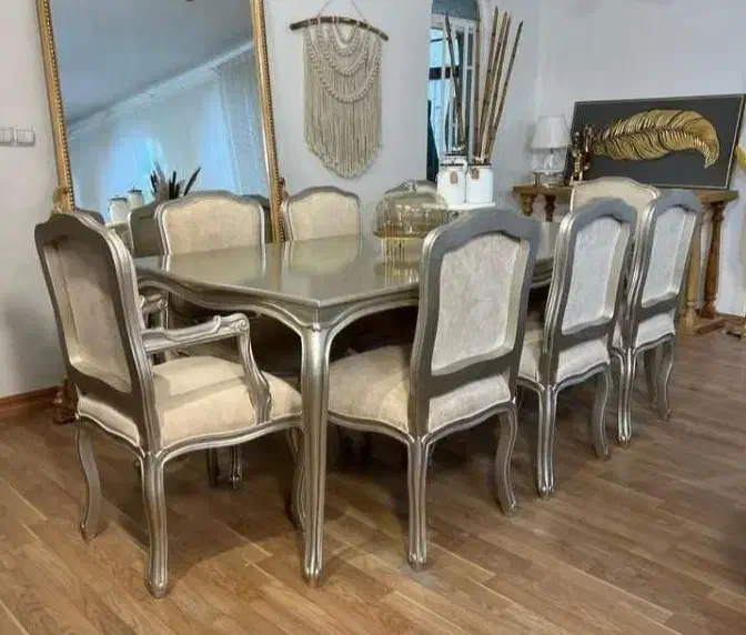 میز نهار خوری ۸ نفری کد ۰۹۸۷۶ تولیدی میلاد|میز و صندلی غذاخوری|تبریز, |دیوار