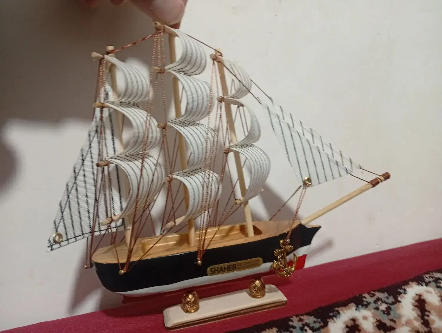 کشتی چوبی|مجسمه، تندیس، ماکت|اهر, |دیوار