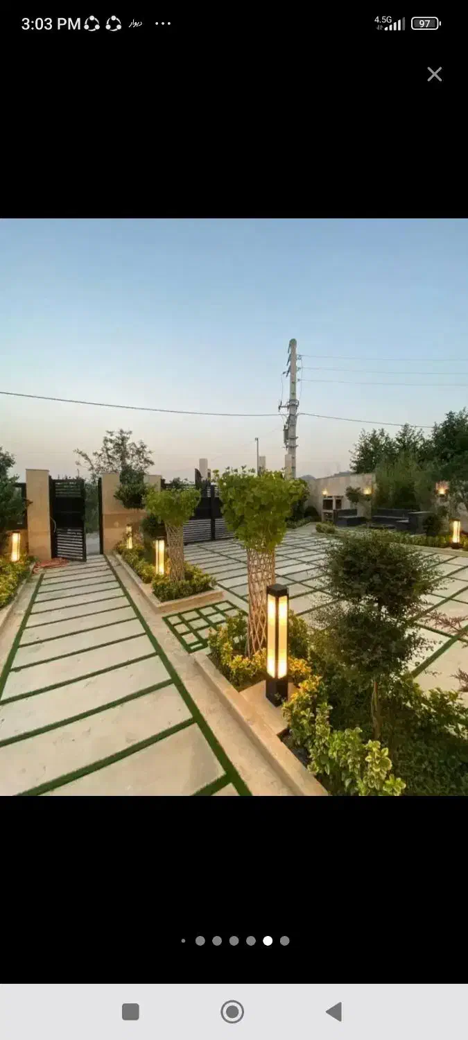 تریبلکس مدرن هوشمند با استخر و روفگاردن|فروش خانه و ویلا|چمستان, |دیوار