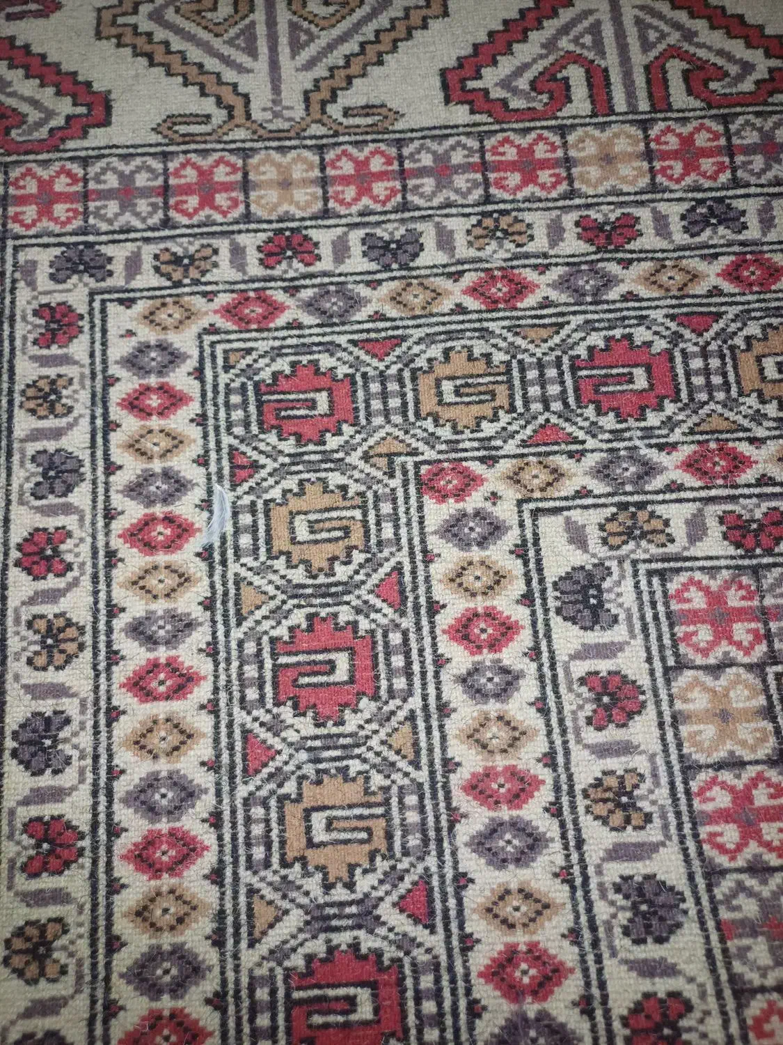 فرش ترکمنی ۹ متری|فرش|گرگان, |دیوار