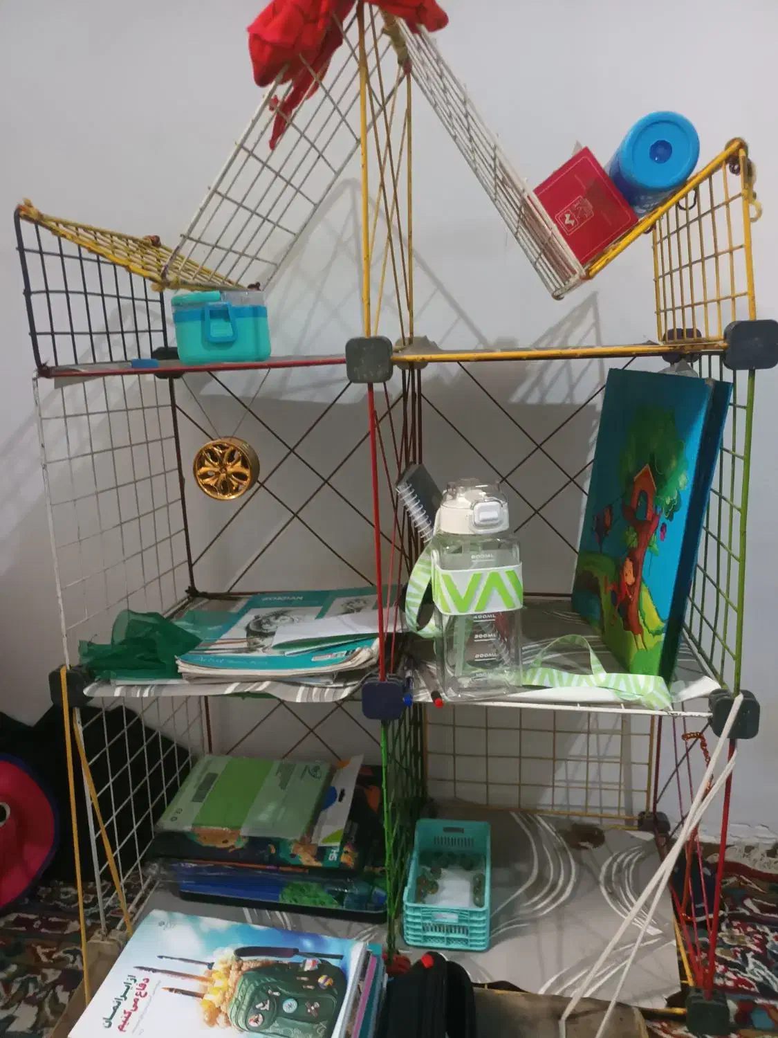 قغسه کتاب .اسباب|کتابخانه، شلف، قفسه‌های دیواری|ارومیه, |دیوار