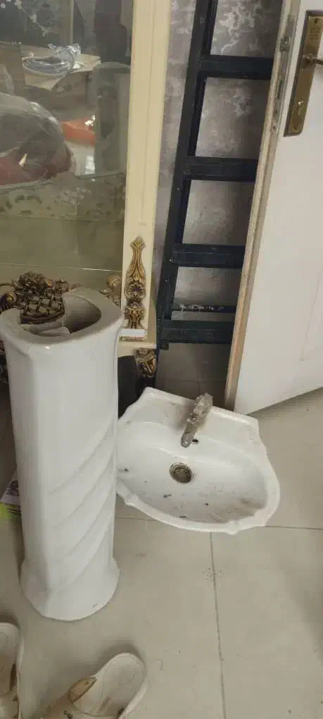 سینگ ظرفشویی و روشویی با شیرهاش|لوازم سرویس بهداشتی|مشهد, جانباز|دیوار