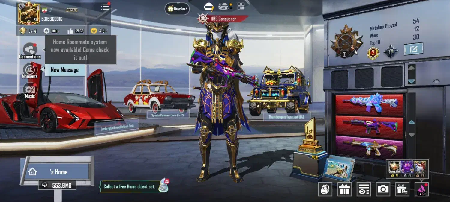 اکانت پابجی فول فول|کنسول، بازی ویدئویی و آنلاین|یاسوج, |دیوار