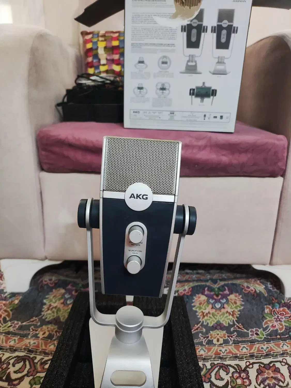 فروش میکروفون AKG مدل LYRA|آلات موسیقی|ری, شهید بهشتی|دیوار