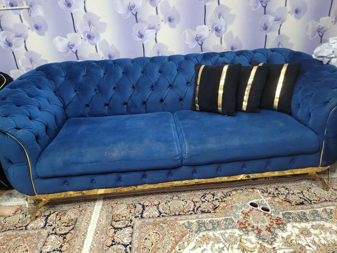 مبلمان 8نفره|مبلمان خانگی و میز عسلی|مشکیندشت, |دیوار