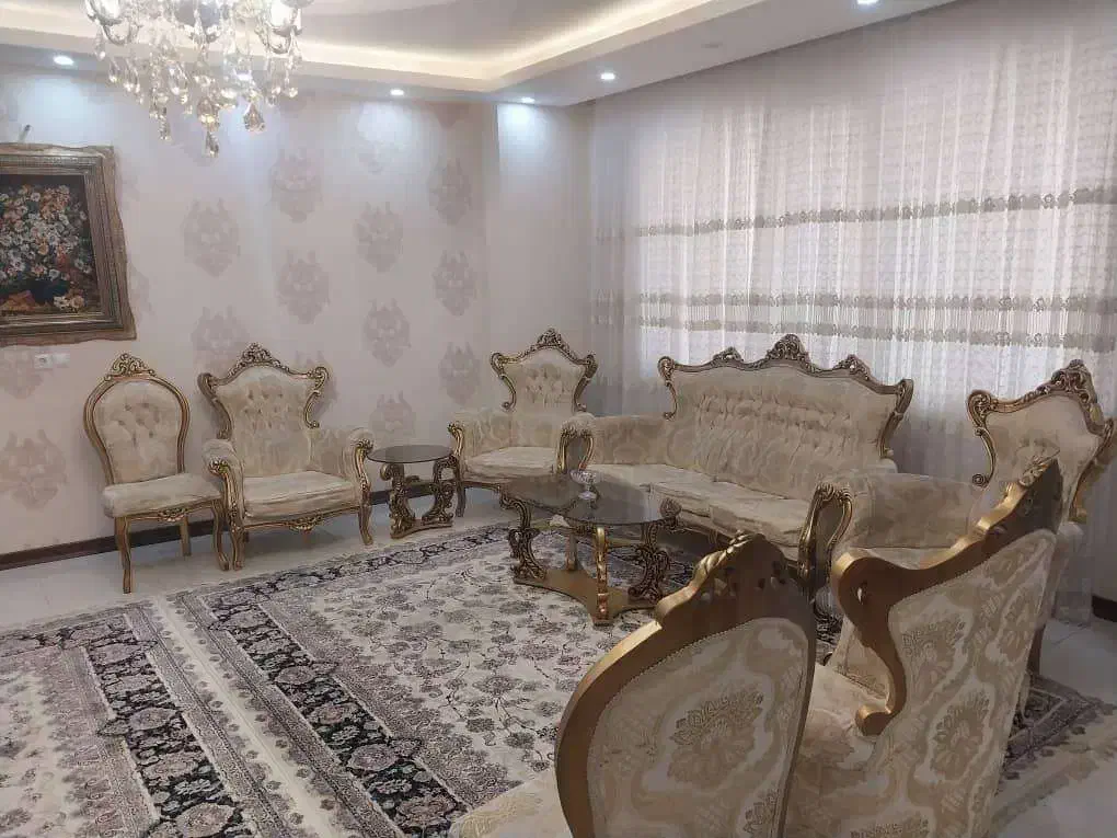 مبل ۹ نفره جنس چوب راش با جلو مبلی|مبلمان خانگی و میز عسلی|قزوین, |دیوار