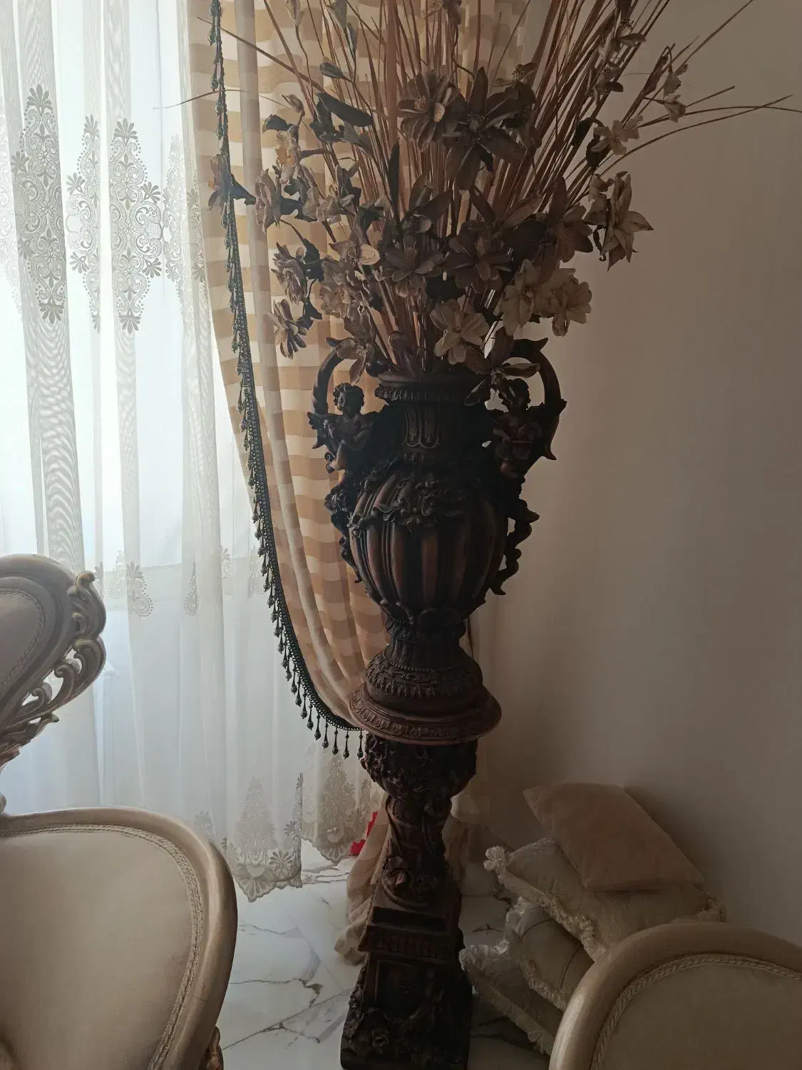 گل به همراه گلدان|گل مصنوعی|اردبیل, |دیوار