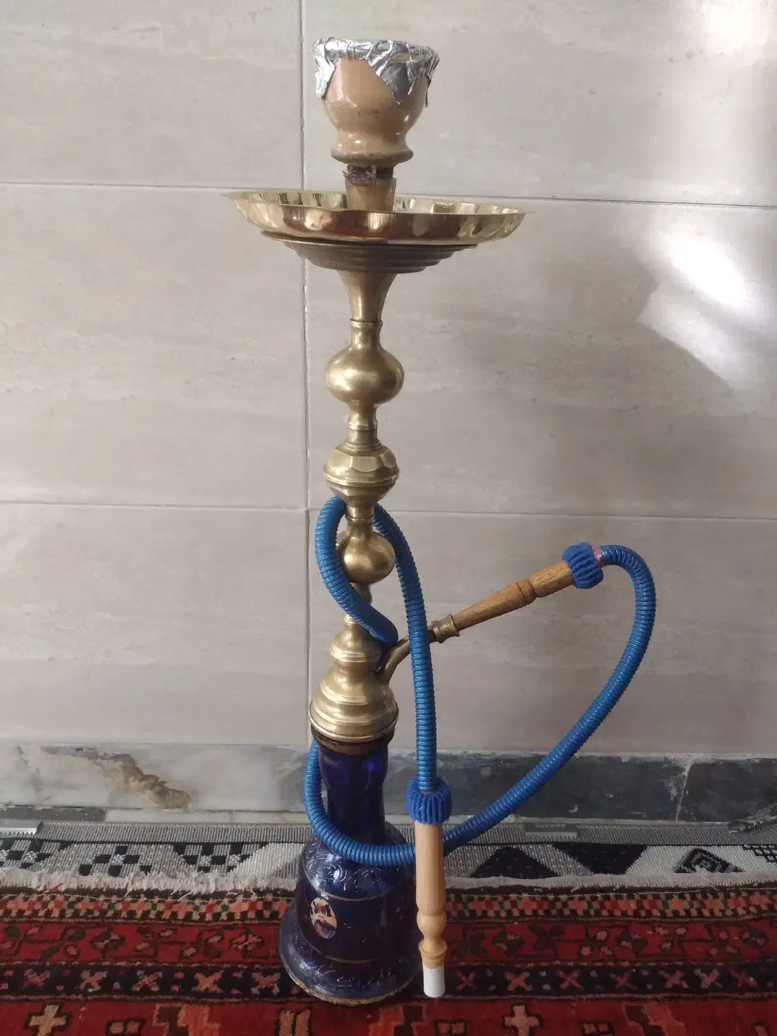 قلیان تنه برنجی قدیمی|کلکسیون و سرگرمی|تهران, شهرک رضویه|دیوار