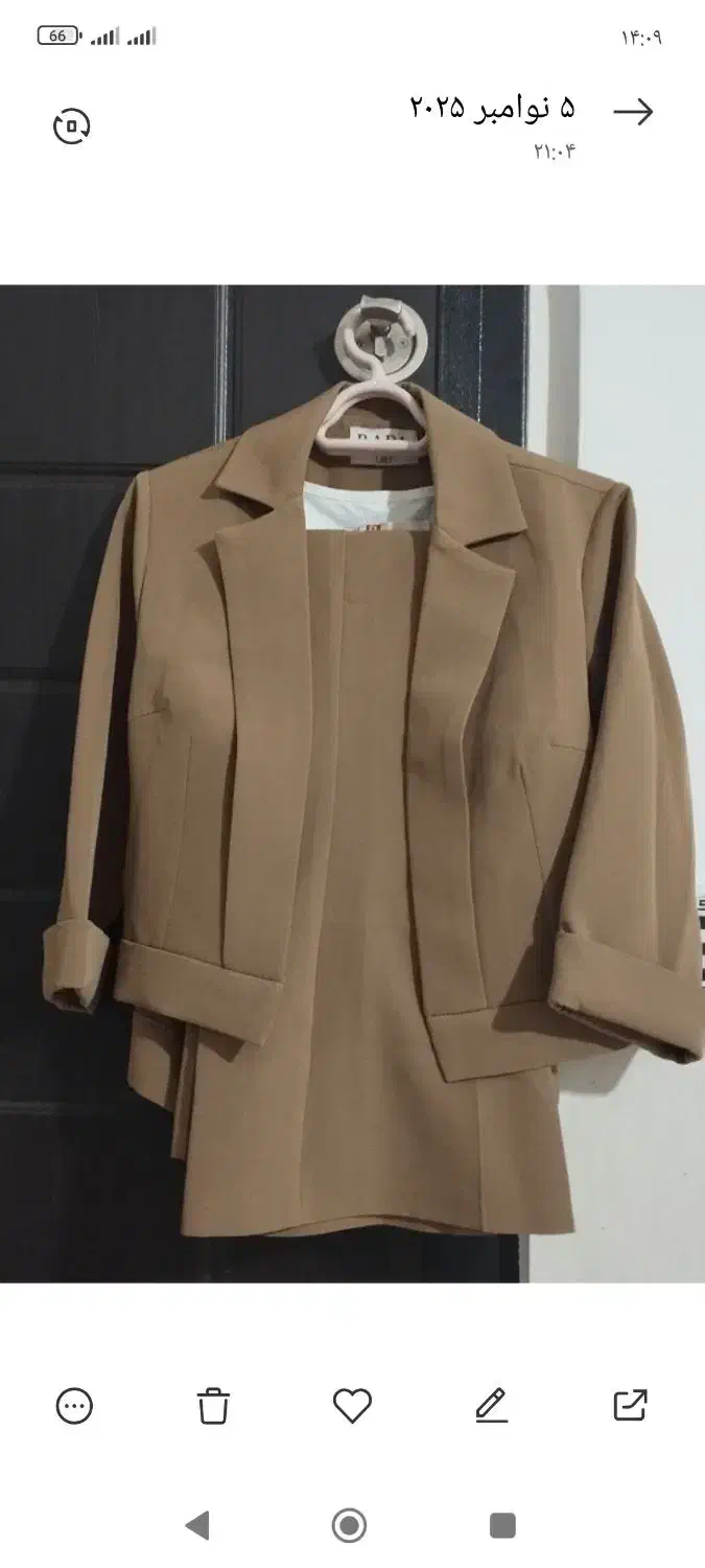سلام یه دست لباس سایز 40 یکبار پوشیدم قیمت 1800|لباس|الوند, |دیوار