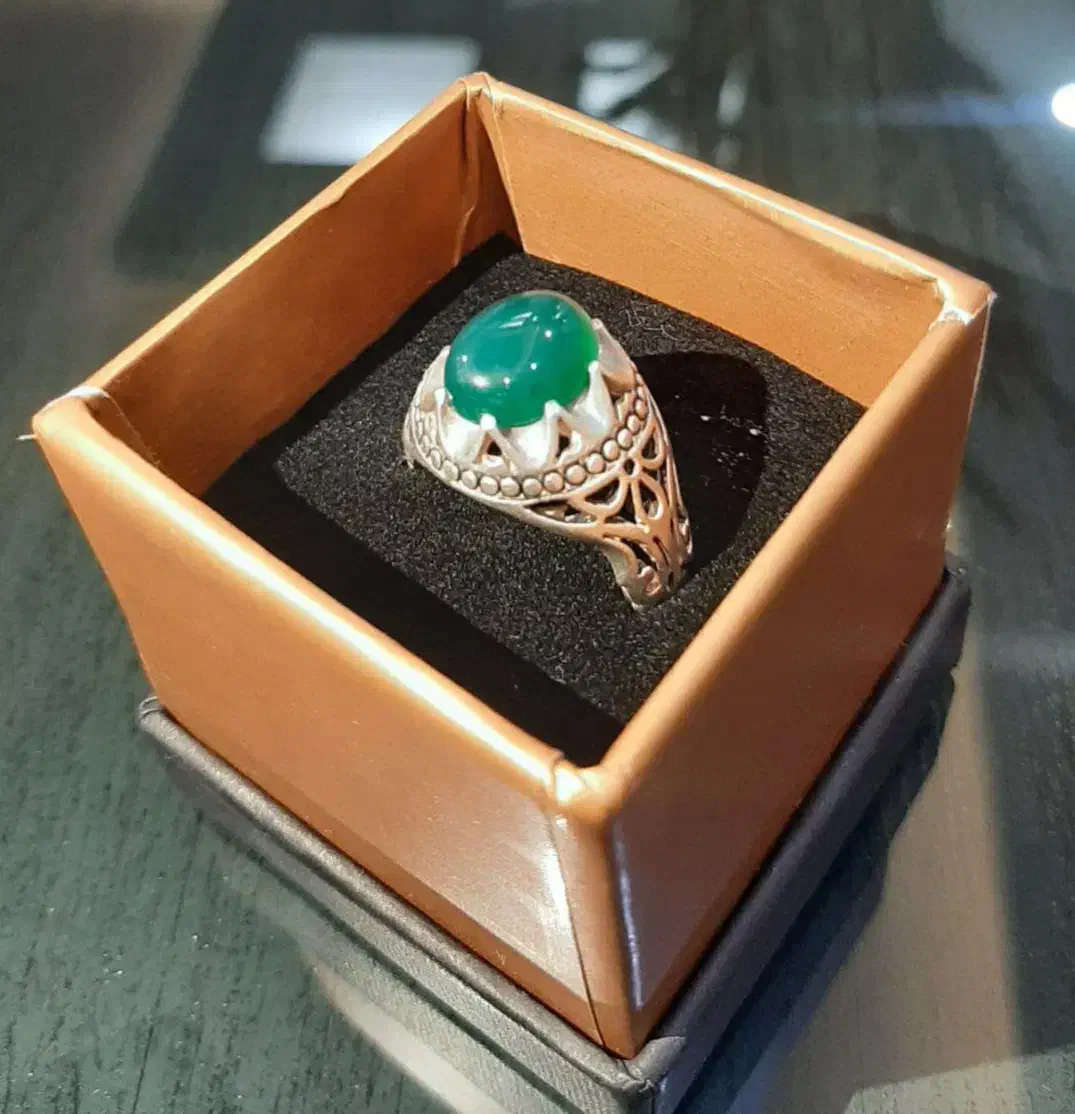 انگشتر نقره با نگین عقیق|جواهرات|اهواز, سپیدار|دیوار