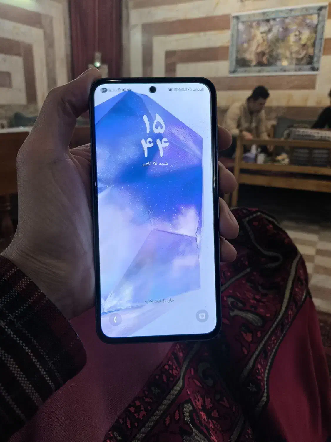 گوشی آ۵۵ فایوجی در حد نو پلمپ ۲۵۶گیگ رام۶|موبایل|سلماس, |دیوار