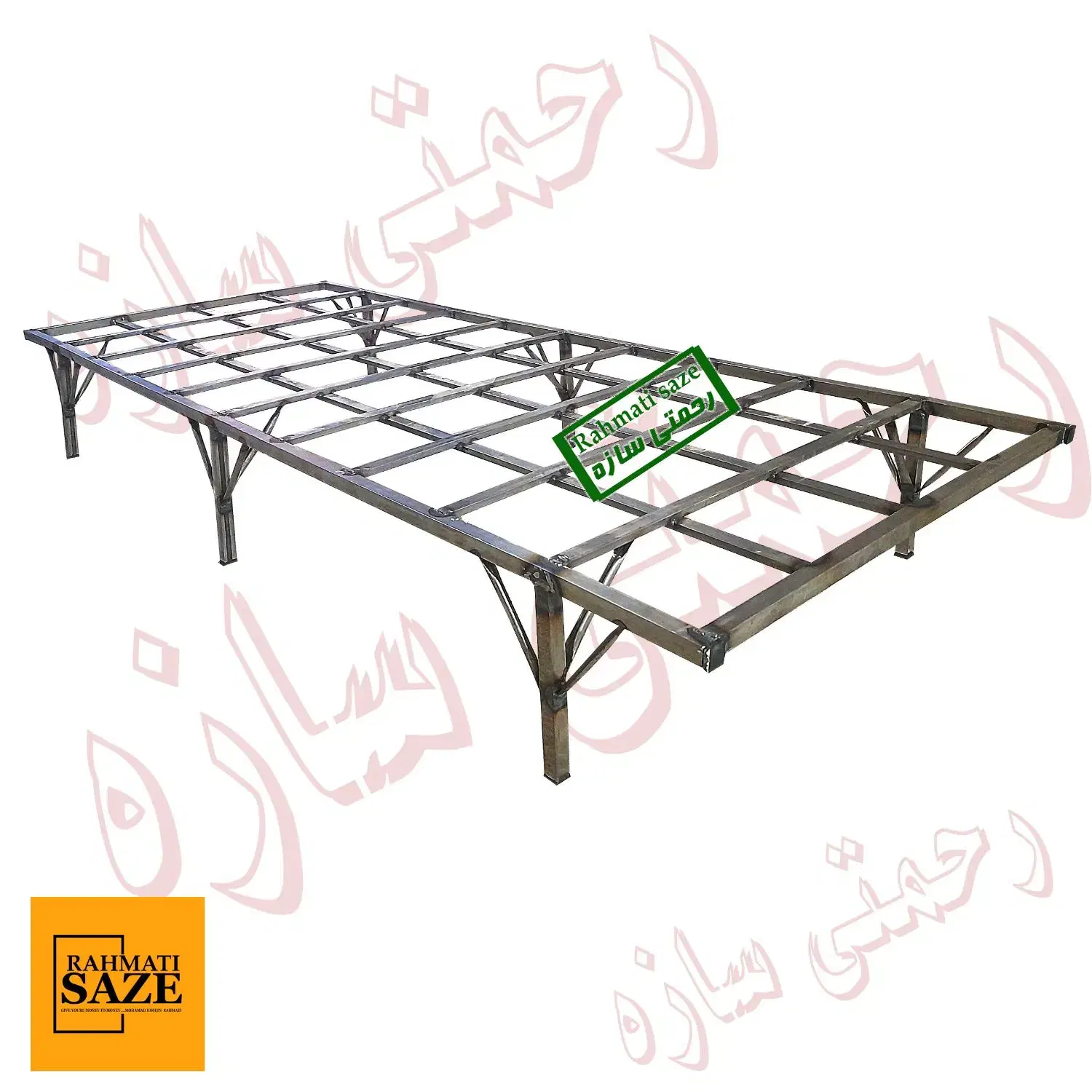 کف تخت کفتخت کفی تخت فلزی رحمتی سازه|تخت و سرویس خواب|مشهد, بلال|دیوار
