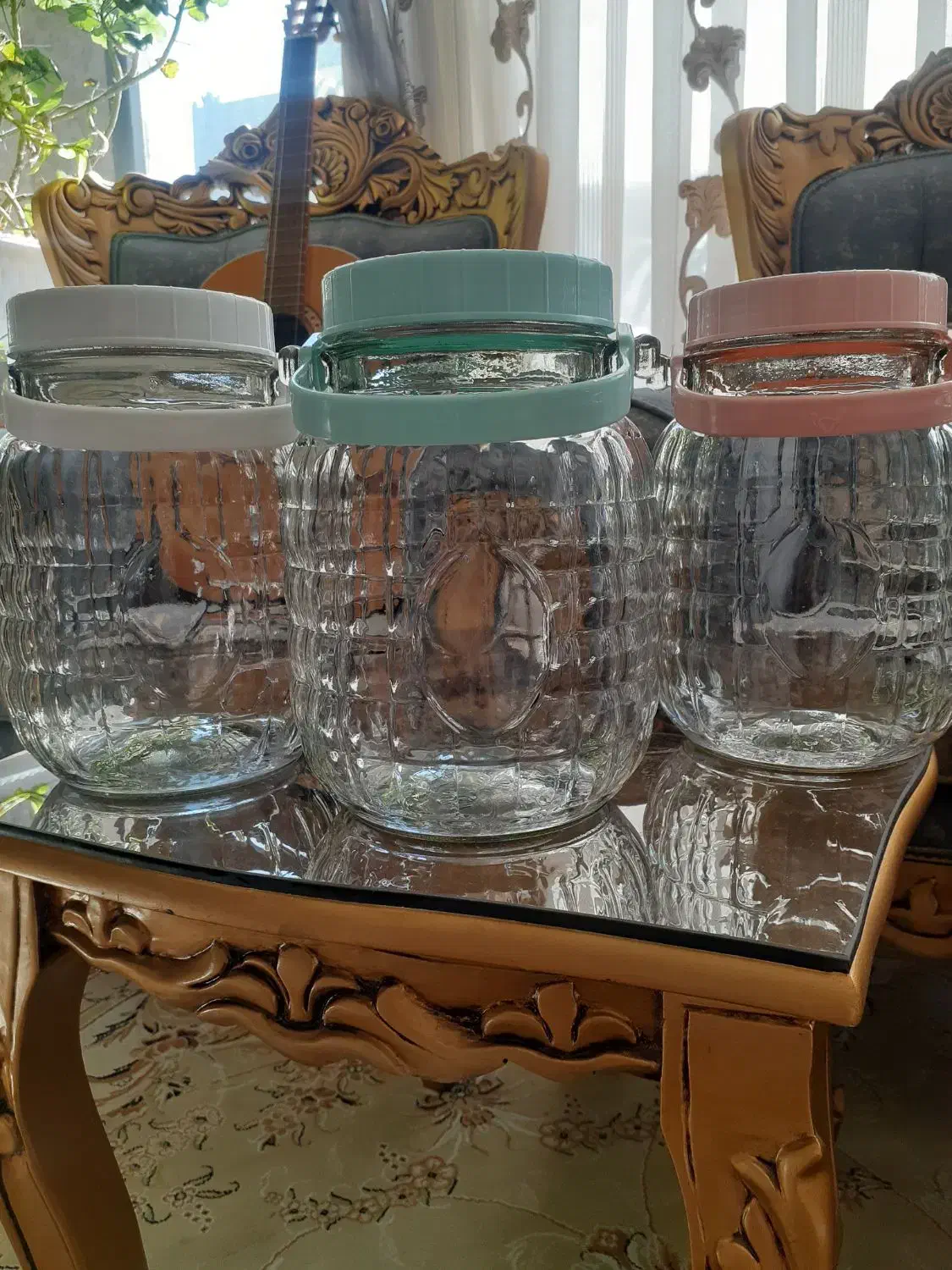 ۱۵ عدد (جار) شیشه ۳ کیلویی بلور|ظروف نگهدارنده، پلاستیکی، یکبارمصرف|مشهد, رضاشهر|دیوار