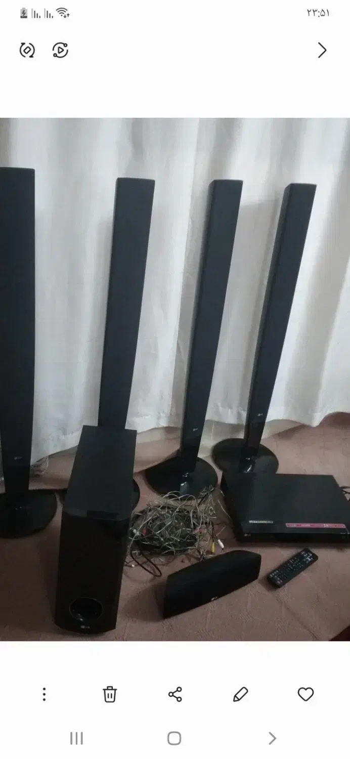 سینما خانوادگی LG|سیستم صوتی خانگی|قم, هنرستان|دیوار