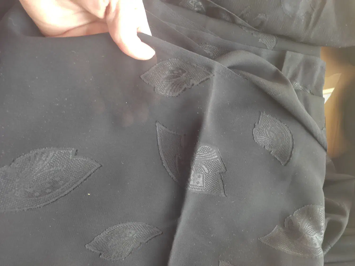 چادر مشکی (پنج قواره )پارچه بریده نشده|لباس|کرج, گوهردشت|دیوار