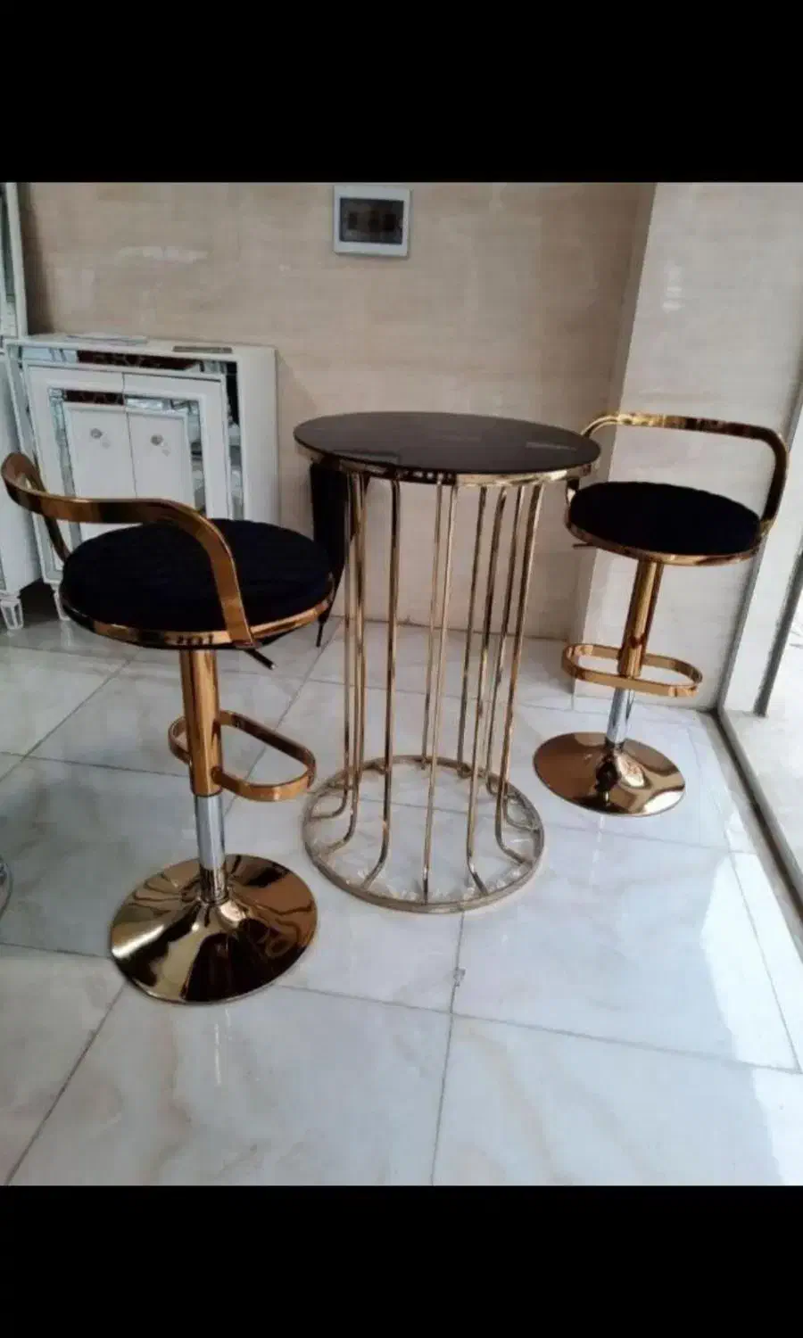 صندلی اپن/فلزی /جکدار/کانتر|صندلی و نیمکت|همدان, |دیوار