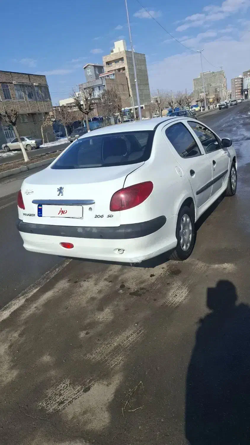 206اس دیv8مدل96|خودرو سواری و وانت|مرند, |دیوار