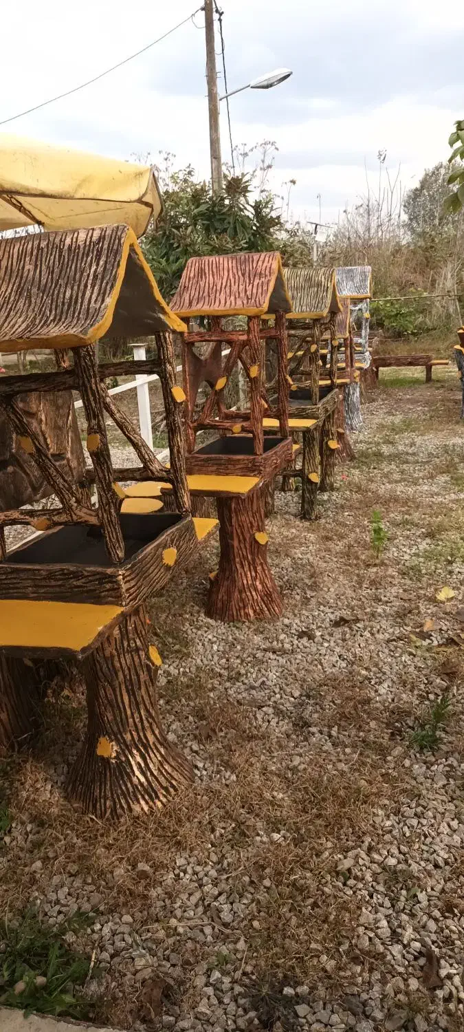 میز و صندلی و کباب پز بتنی|میز و صندلی غذاخوری|طاهرگوراب, |دیوار