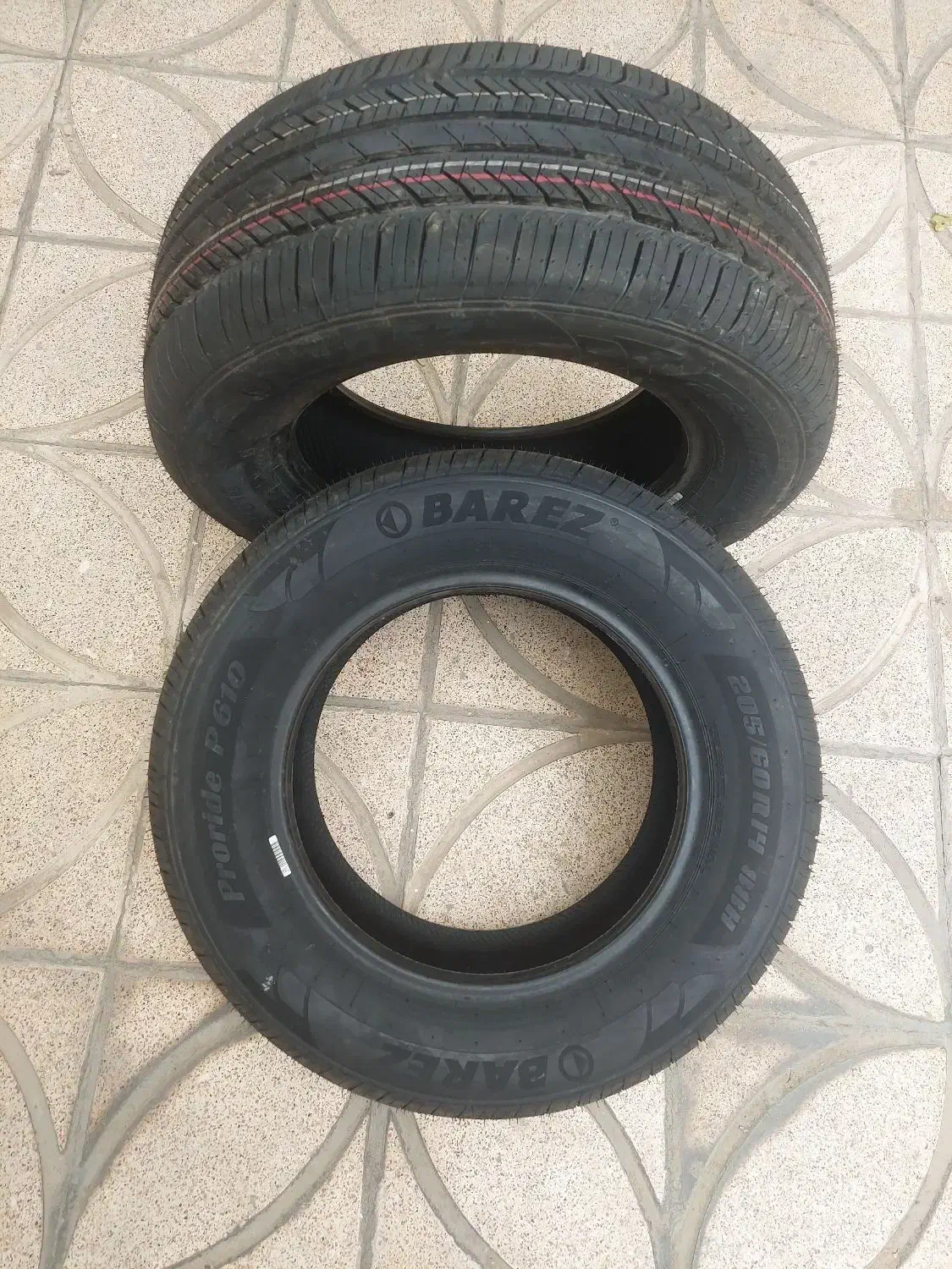 یک جفت لاستیک بارز نو سایز ۲۰۵/۶۰ رینگ ۱۴|قطعات یدکی و لوازم جانبی|تهران, شهرک رضویه|دیوار