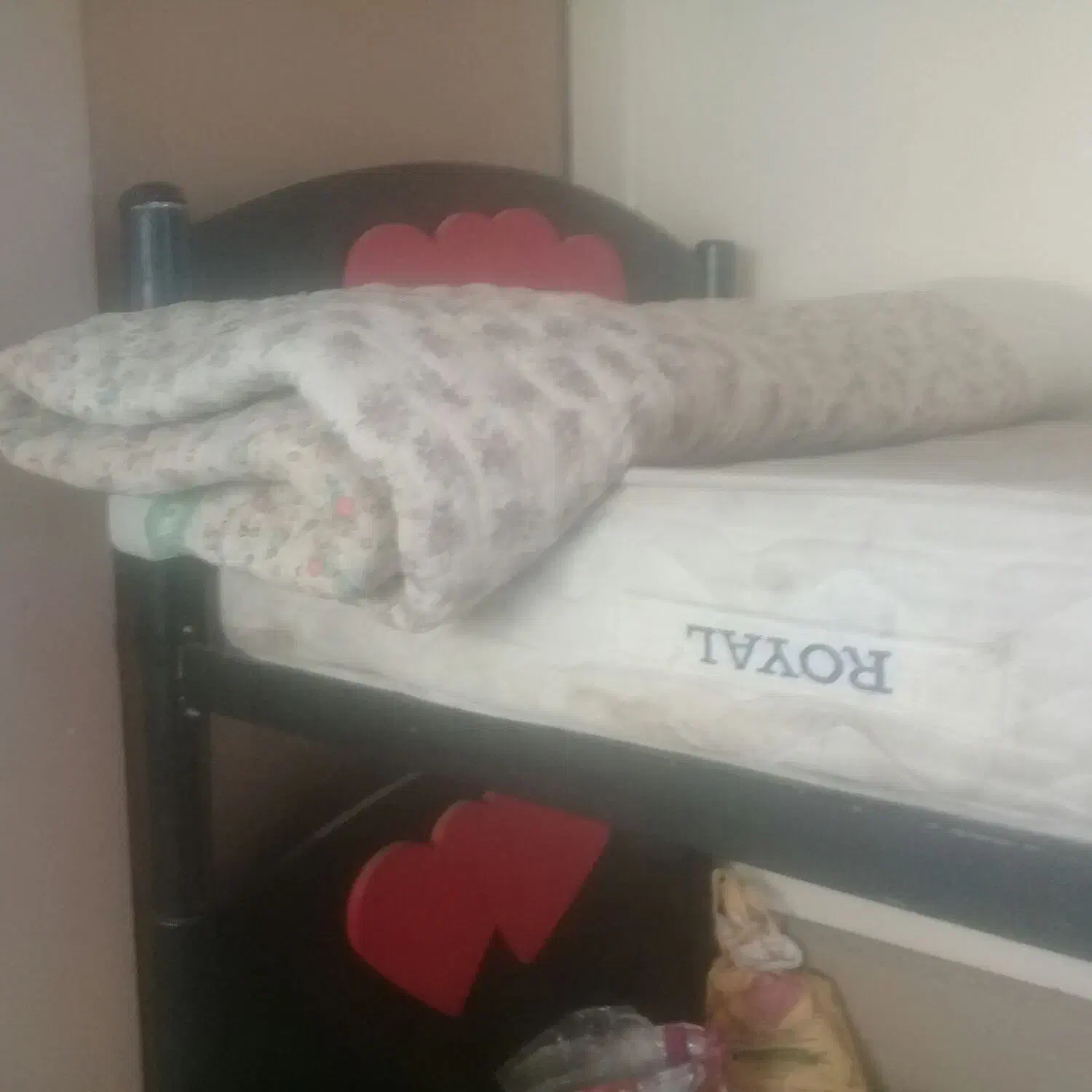 فروش تخت دوطبقه وتشک خوشخواب رویال|تخت و سرویس خواب|سمنان, |دیوار