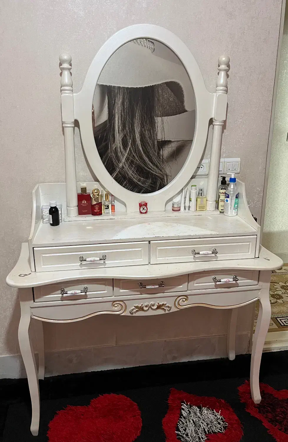 کمد و آینه|جاکفشی، کمد، دراور|سمنان, |دیوار