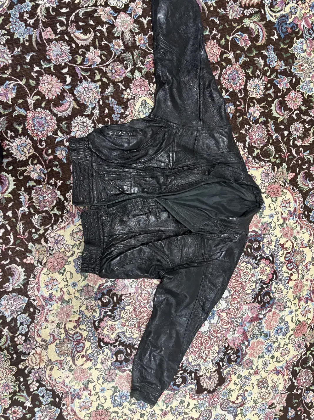 کاپشن چرم اصل پلیسی|لباس|گرگان, |دیوار