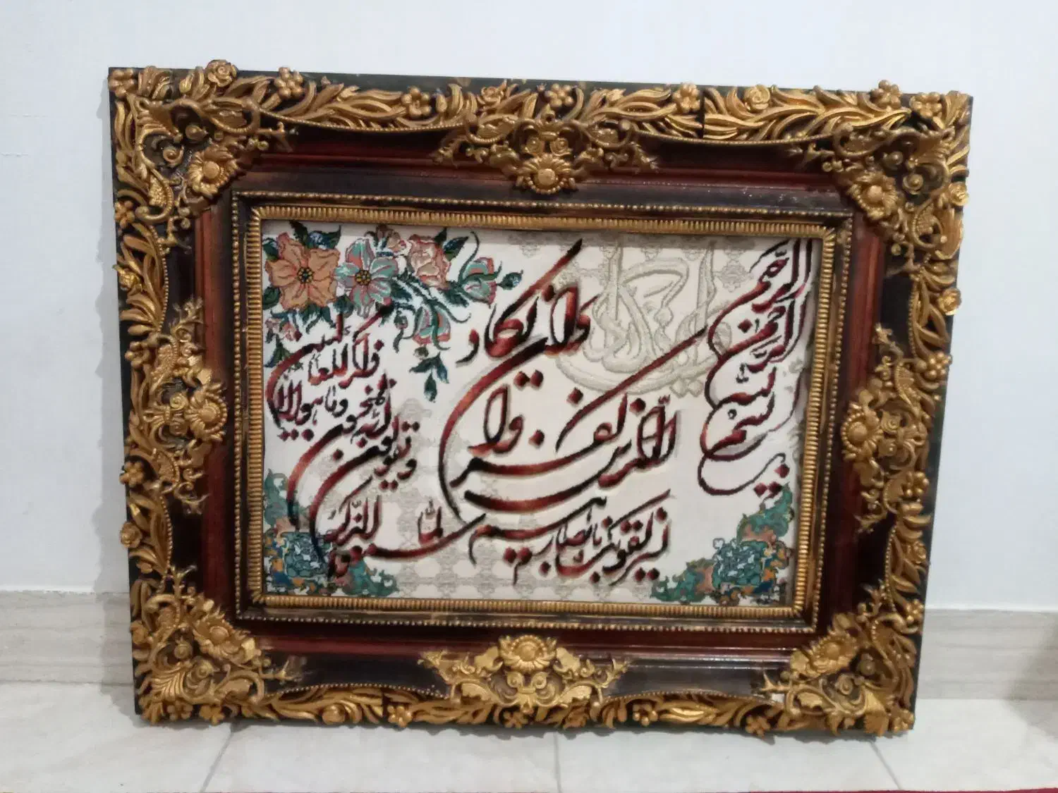 تابلو فرش|تابلو فرش|اسفراین, |دیوار