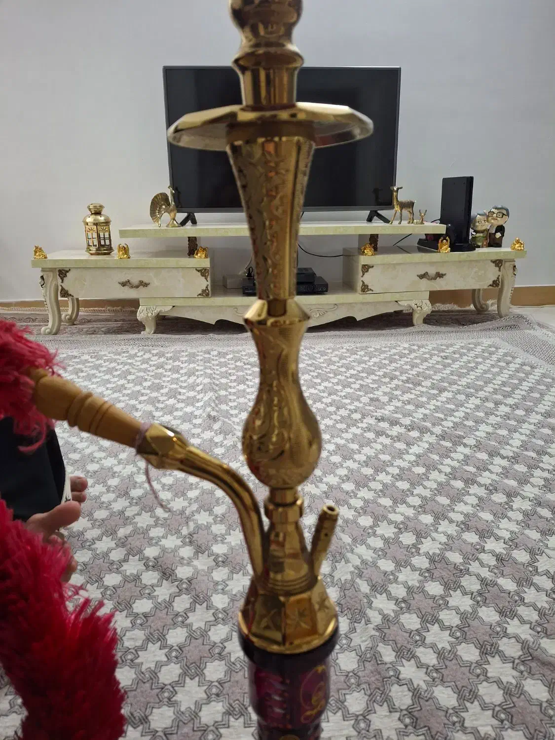 قلیان تنه برنجی|کلکسیون و سرگرمی|ری, علایین|دیوار