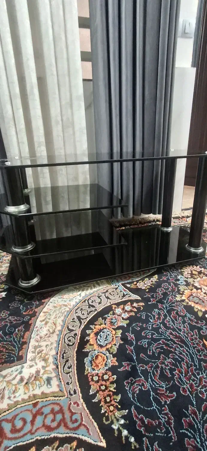 زیر تلویزیون شیشه ای|میز تلویزیون|امیدیه, |دیوار