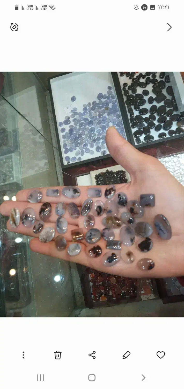 سنگ شجر و زمرد و یاقوت انواع سنگ موجود|جواهرات|شیراز, مسلم|دیوار