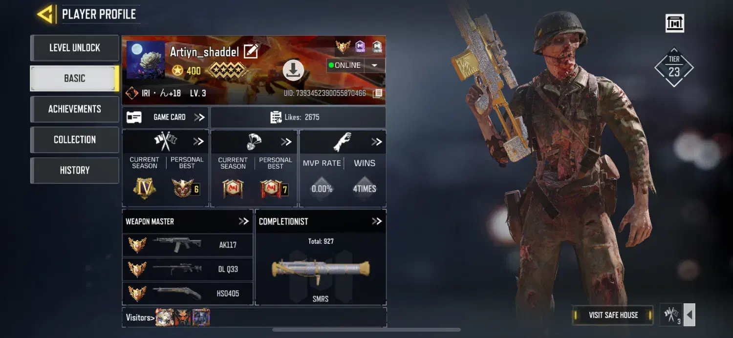 اکانت کالاف موبایل|کنسول، بازی ویدئویی و آنلاین|اردبیل, |دیوار