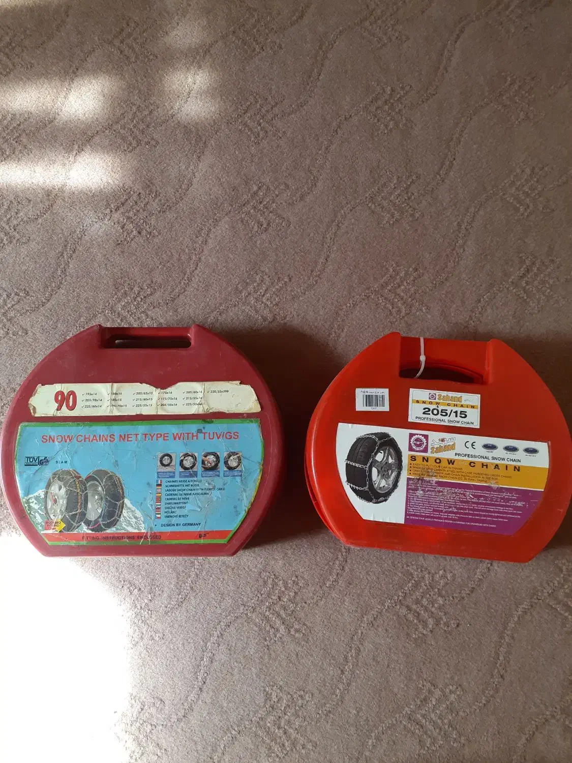 دو عدد زنجیر چرخ|قطعات یدکی و لوازم جانبی|کرمانشاه, |دیوار