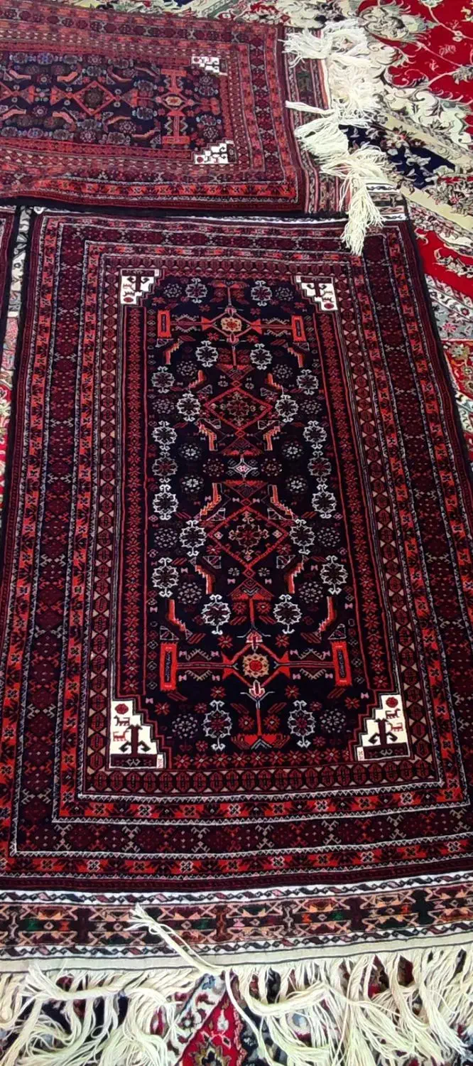 پنج عدد قالیچه دست باف درجه یک|فرش|خواف, |دیوار