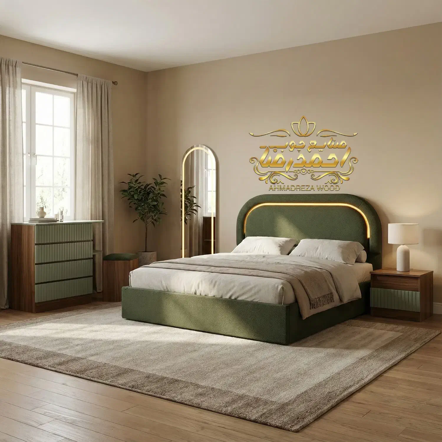 سرویس خواب دونفره تدی|تخت و سرویس خواب|تهران, خلازیر|دیوار