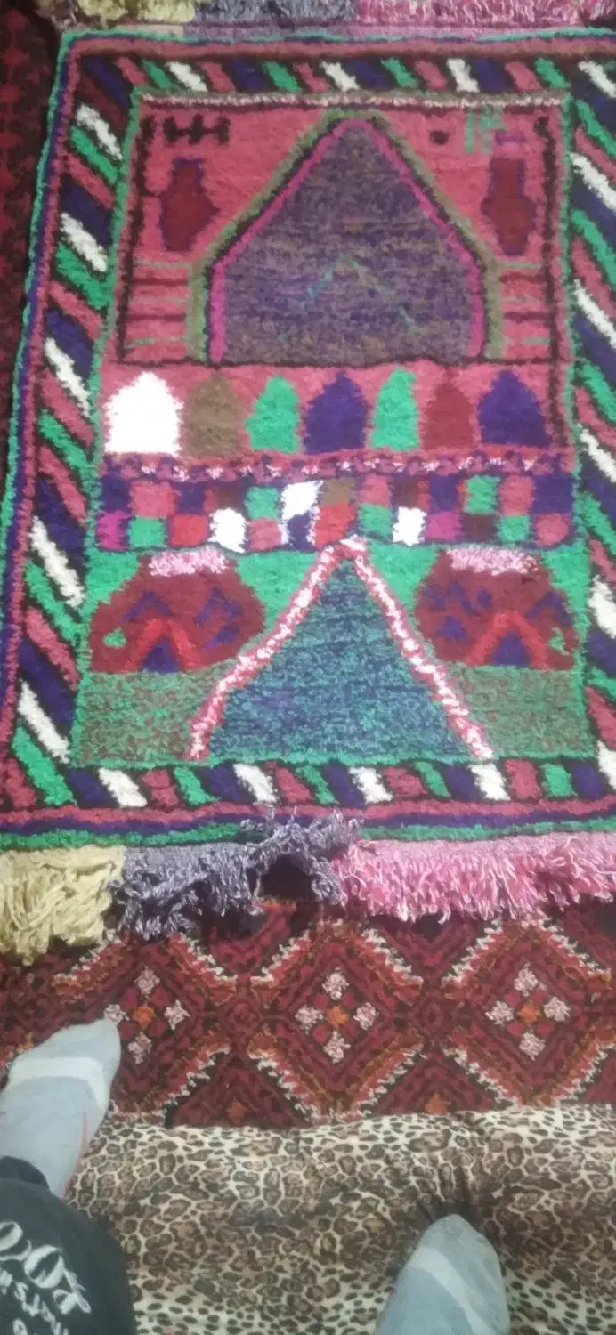 قالیچه دست باف|فرش|تایباد, |دیوار