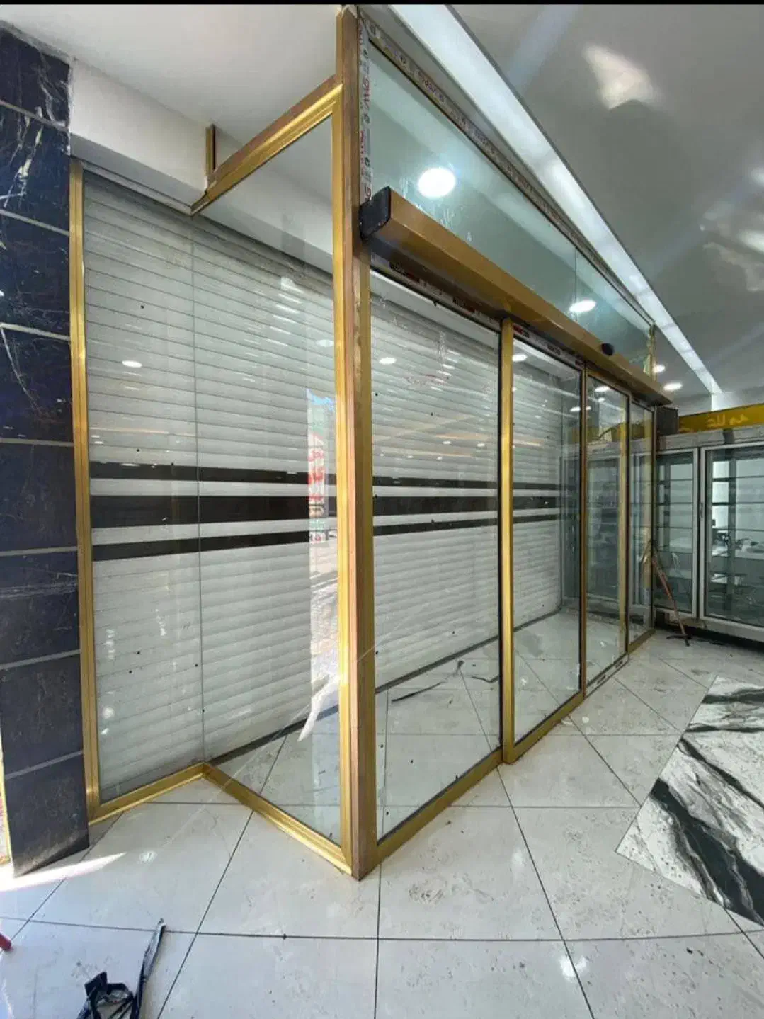 درب اتوماتیک شیشه ای ،اپراتورشیشه ای ،شیشه سکوریت|خدمات پیشه و مهارت|فولادشهر, فولادشهر|دیوار