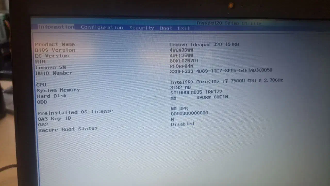 لپتاپ لنوو آیدیا پد 320|رایانه همراه|نوشهر, |دیوار