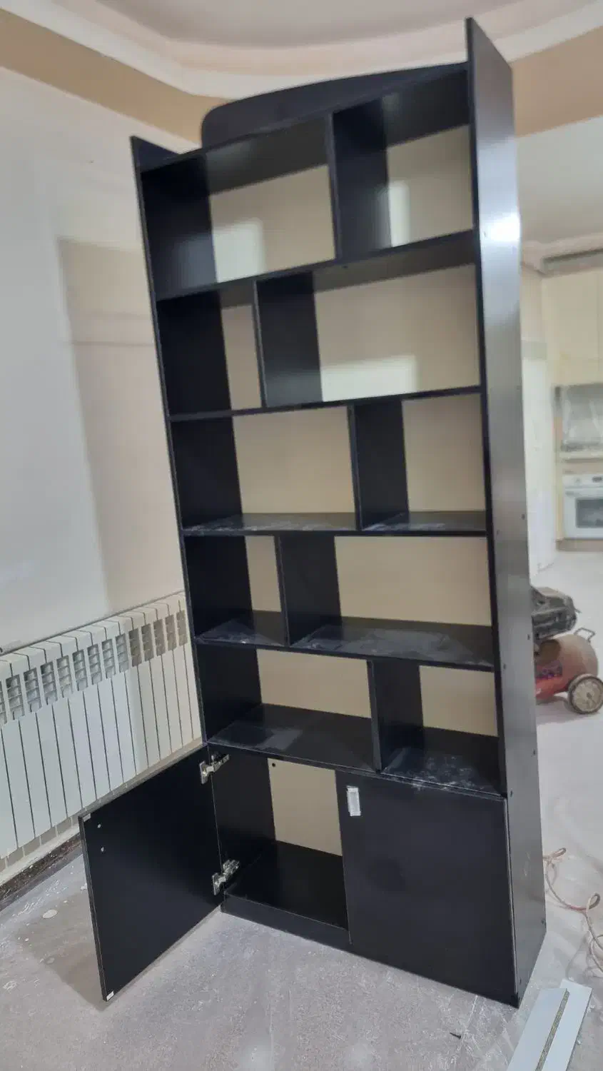 کتابخانه تمام MDF|کتابخانه، شلف، قفسه‌های دیواری|رشت, دروازه لاکان|دیوار