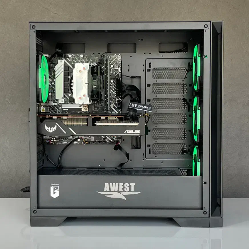 کیس گیمینگ AWEST AV312 i3 13100F RX5700 8GBD6 32GB|رایانه رومیزی|بوشهر, |دیوار