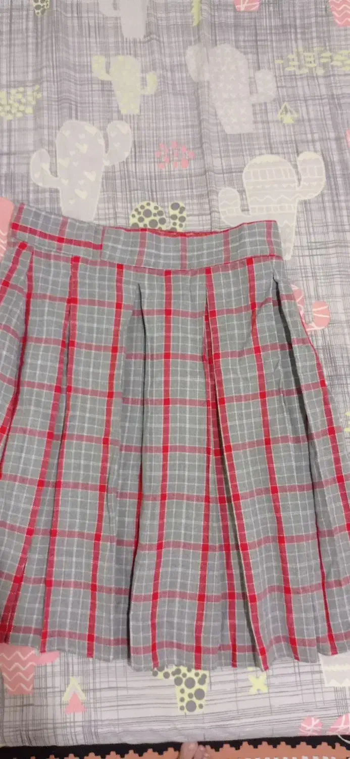 دامن تمام پلیسه چهارخونه|لباس|تالش, هشتپر|دیوار