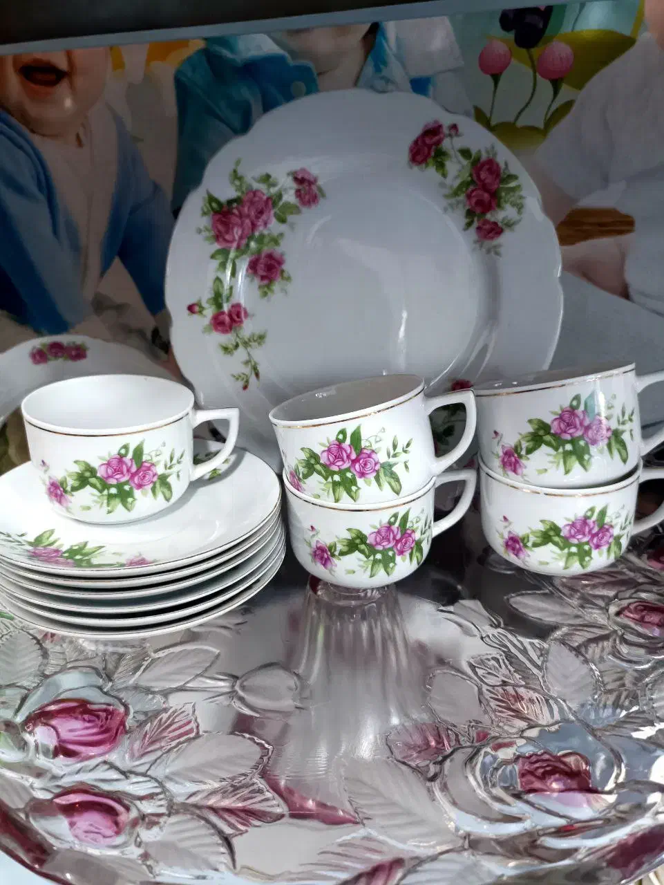 چینی و بلور حراج|ظروف سرو و پذیرایی|خرمدره, |دیوار