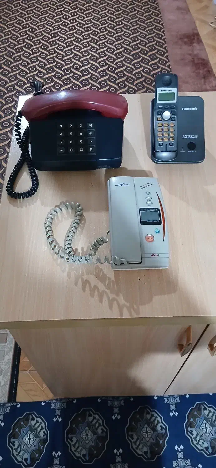 تلفن پاناسونیک بی سیم|تلفن رومیزی|رشت, رشتیان|دیوار