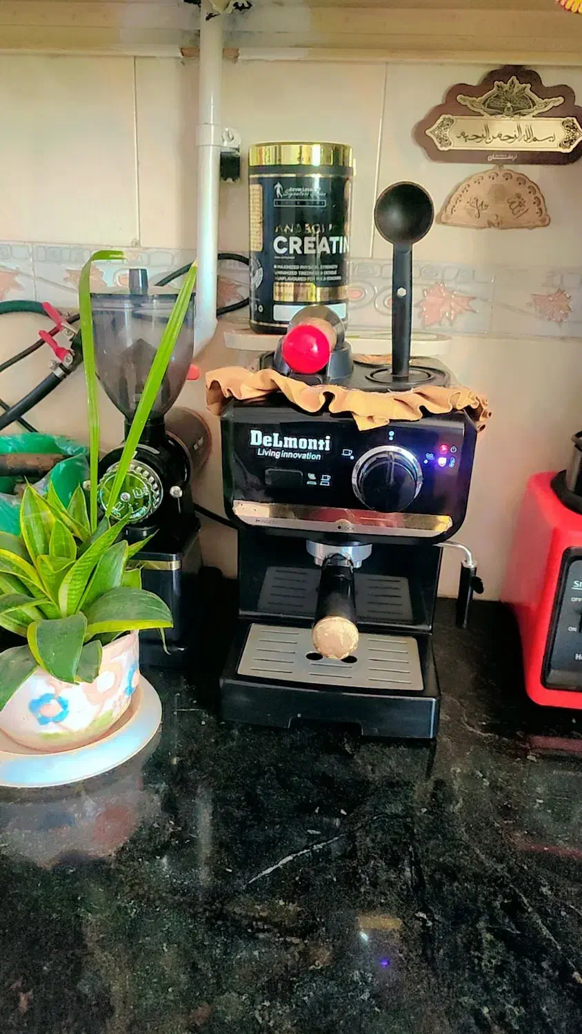 قهوه ساز دلمنتی 20بارفروش فوری|سماور، چای‌ساز، قهوه‌ساز|خاش, |دیوار